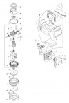 Makita VC3211H Vacuum Cleaner Spare Parts