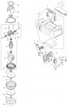 Makita VC3211M Vacuum Cleaner Spare Parts