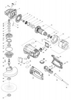 Makita GA7063R 180Mm Angle Grinder Spare Parts