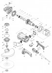 Makita GA9060R 230Mm Angle Grinder Spare Parts