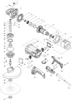 Makita GA9061R 230Mm Angle Grinder Spare Parts