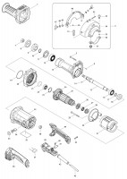 Makita GS5000 125Mm Straight Grinder Spare Parts