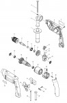 Makita HP1621F Hammer Drill 16Mm Spare Parts