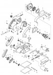 Makita MT940 Belt Sander 100Mm Spare Parts