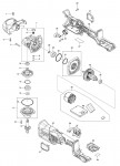 Makita PV001G 180Mm Cordless Polisher Spare Parts