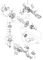 Makita PV001G 180Mm Cordless Polisher Spare Parts