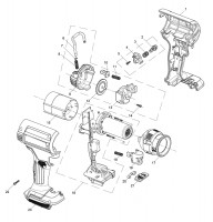 Makita Dhg181 Cordless Heat Gun Spare Parts