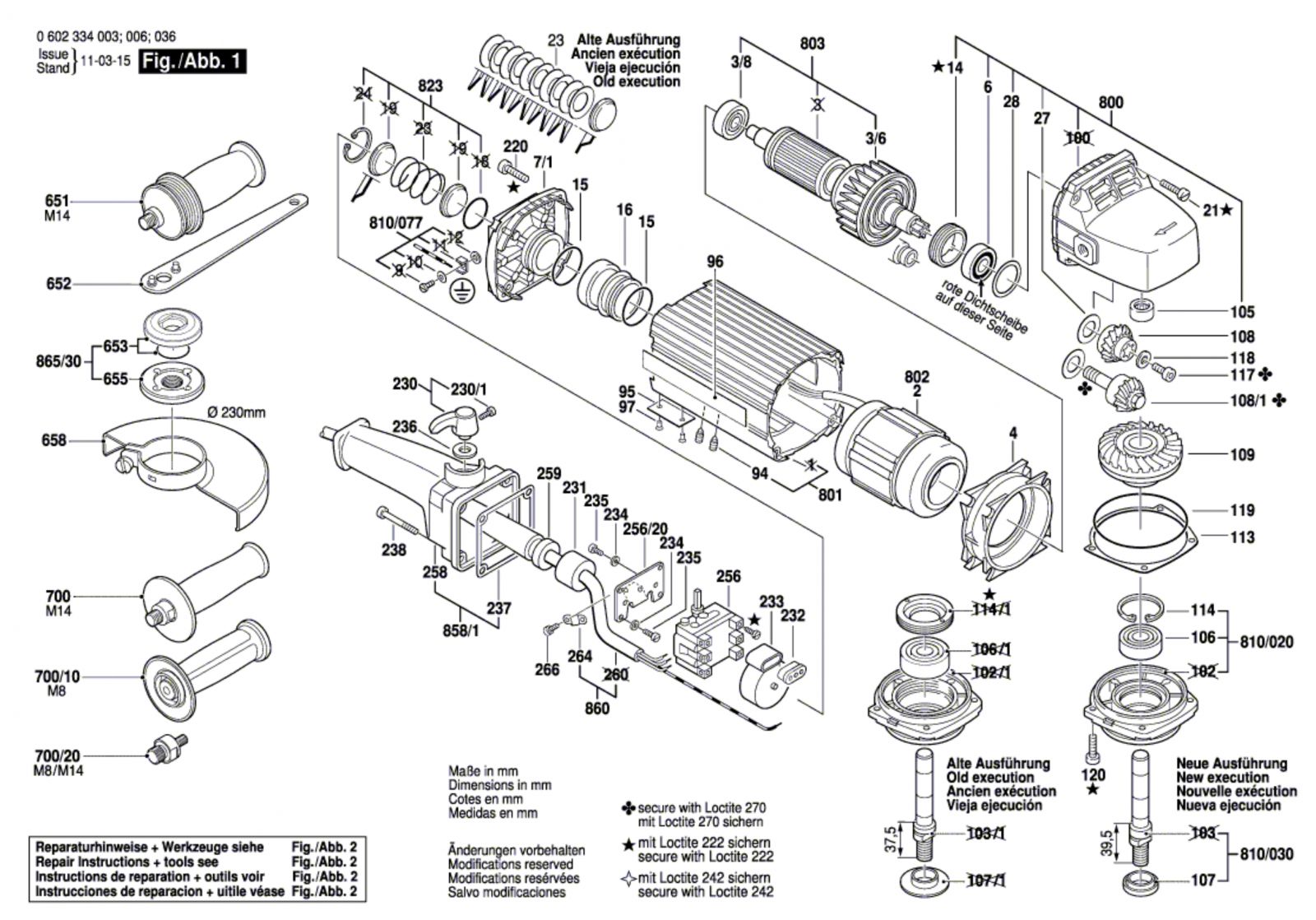 Bosch 0 602 334 003 ---- . Spare Parts SPARE_0602334003 from Spare ...