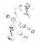 Makita Ddf487 Cordless Driver Drill Spare Parts