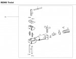 Rems Twist Manual Pipe Extractor Spare parts