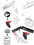 Milwaukee 4000481238 M18FFN-0C FRAMING NAILER XXX Spare Parts