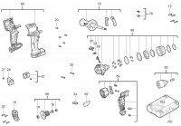 Milwaukee 4000481314 M18FPD3-0X PERCUSSION DRILL GEN 4 XXX Spare Parts