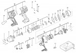 Milwaukee 4000481492 M18FHIWF12-0X BTY. IMPACT WRENCH XXX Spare Parts