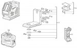 Milwaukee 4000491400 CLL-C ALKALINE CROSS LINE LASER XXX Spare Parts