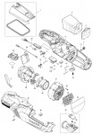 Makita DCL285F CORDLESS CLEANER Spare Parts