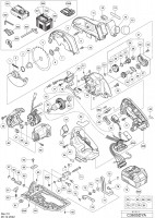 Hikoki C3605Dya Cordless Dust Collection Circular Saw C 3605Dya Spare Parts