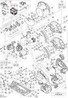 Hikoki C3606Da Cordless Circular Saw C 3606Da Spare Parts