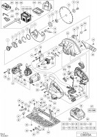 Hikoki C3607Da Cordless Circular Saw C3607Da Spare Parts