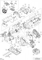 Hikoki Cd3605Da Cordless Metal Cutter Cd 3605Da Spare Parts
