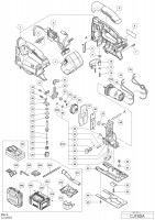 Hikoki Cj18Da Cordless Jig Saw Cj18Da Spare Parts