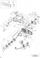 Hikoki Cs3635Db Cordless Chain Saw Cs3635Db Spare Parts