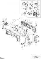 Hikoki Cv12Da Cordless Multi Tools Cv12Da Spare Parts