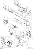 Hikoki Dh24Ph2 Rotary Hammer Dh 24Ph2 Spare Parts