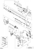 Hikoki Dh24Px2 Rotary Hammer Dh 24Px2 Spare Parts