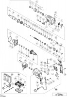 Hikoki Dh26Pb2 Rotary Hammer Dh 26Pb2 Spare Parts