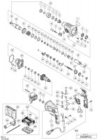 Hikoki Dh26Pc2 Rotary Hammer Dh 26Pc2 Spare Parts