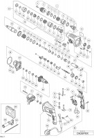 Hikoki Dh26Pmx Rotary Hammer Drill Dh26Pmx Spare Parts