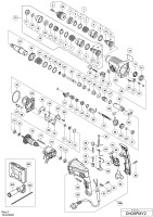 Hikoki Dh28Pmy2 Rotary Hammer Dh 28Pmy2 Spare Parts
