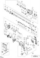 Hikoki Dh28Px2 Rotary Hammer Dh 28Px2 Spare Parts