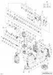 Hikoki Dh3628Da Cordless Rotary Hammer Dh3628Da Spare Parts
