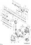 Hikoki Dh36Dpb Cordless Rotary Hammer Dh 36Dpb Spare Parts