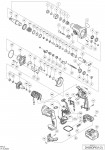 Hikoki Dh36Dpe Cordless Rotary Hammer Dh36Dpe Spare Parts