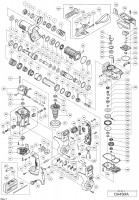 Hikoki Dh45Ma Rotary Hammer Dh45Ma Spare Parts