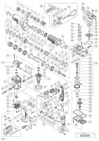 Hikoki Dh52Ma Rotary Hammer Dh52Ma Spare Parts