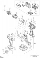 Hikoki Ds12Da Cordless Driver Drill Ds 12Da Spare Parts