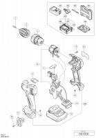 Hikoki Ds12Dd Cordless Driver Drill Ds 12Dd Spare Parts