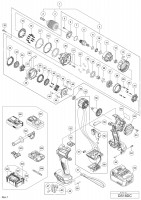 Hikoki Ds18Dc Cordless Driver Drill Ds18Dc Spare Parts