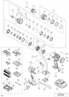 Hikoki Ds18De Cordless Driver Drill Ds18De Spare Parts