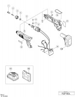 Hikoki Fgp10Dl Cordless Mini Grinder Fgp 10Dl Spare Parts