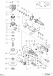 Hikoki G12Se3 Disc Grinder G12Se3 Spare Parts