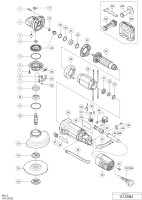 Hikoki G13Sb4 Disc Grinder G13Sb4 Spare Parts