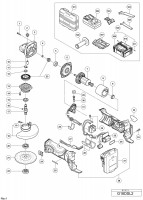 Hikoki G18Dsl2 Cordless Disc Grinder G18Dsl2 Spare Parts