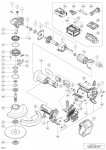 Hikoki G3615Dvf Cordless Disc Grinder G3615Dvf Spare Parts