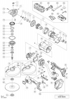 Hikoki G3618Da Cordless Disc Grinder G 3618Da Spare Parts