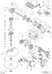 Hikoki G3623Da Cordless Disc Grinder G3623Da Spare Parts