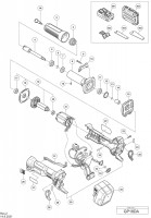 Hikoki Gp18Da Cordless Disc Grinder Gp18Da Spare Parts